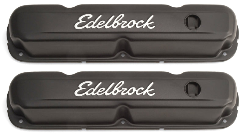 
                      
                        Edelbrock Valve Cover Signature Series Chrysler 1965-1991 318-340-360 CI V8 Black
                      
                    