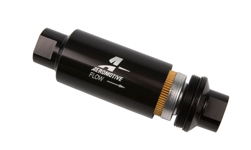 
                      
                        Aeromotive In-Line Filter - AN-10 - Black - 10 Micron
                      
                    