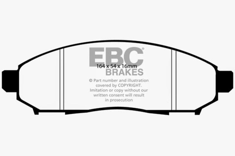 
                      
                        EBC 05+ Nissan Frontier 2.5 2WD Yellowstuff Front Brake Pads
                      
                    