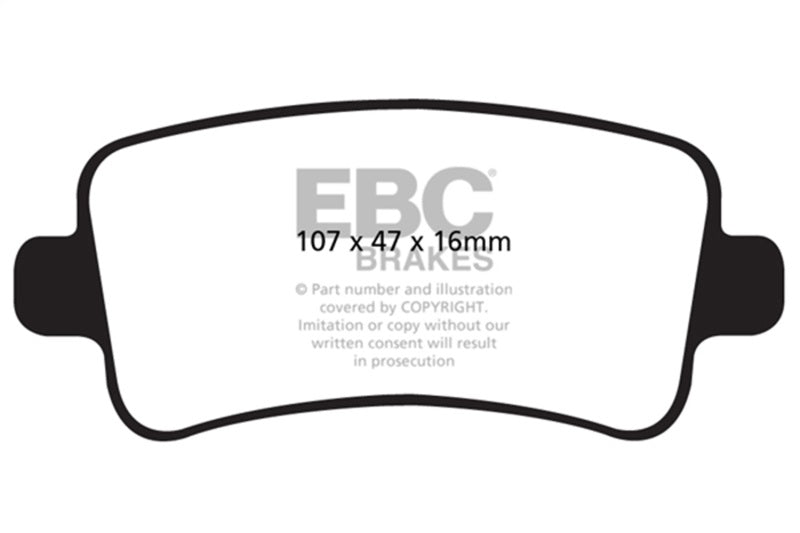 
                      
                        EBC 10+ Buick Allure (Canada) 3.0 Greenstuff Rear Brake Pads
                      
                    