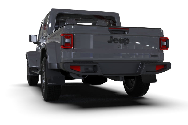 
                      
                        Rally Armor 19-24 Jeep JT Gladiator (Mojave/Rubicon) Black Mud Flap w/Grey Logo
                      
                    