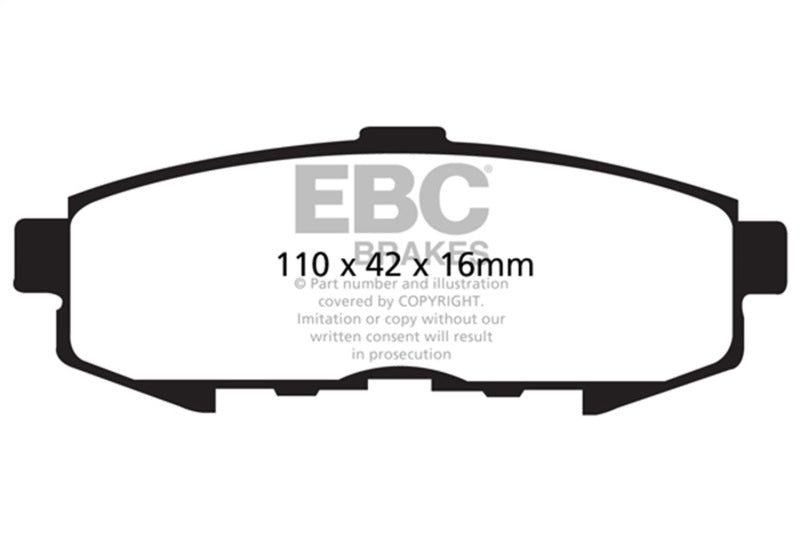 
                      
                        EBC 04-06 Mazda MPV 3.0 Greenstuff Rear Brake Pads
                      
                    