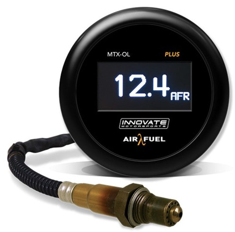 
                      
                        Innovate MTX-OL PLUS Wideband Digital Air/Fuel Ratio OLED Gauge Kit 8ft w/O2 Sensor
                      
                    