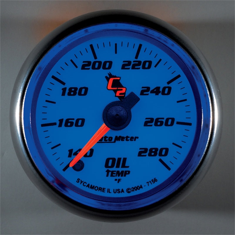 
                      
                        Autometer C2 52mm 140 - 280 Deg. F Electronic Oil Temp Gauge
                      
                    