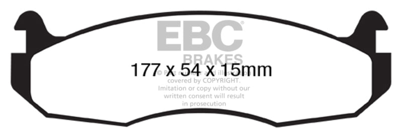 
                      
                        EBC 99-03 Am General H1  12100 GVW Greenstuff Front Brake Pads
                      
                    