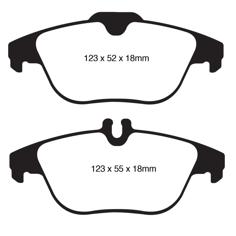 
                      
                        EBC 12-14 Mercedes-Benz C250 (W204) 1.8 Turbo Greenstuff Rear Brake Pads
                      
                    