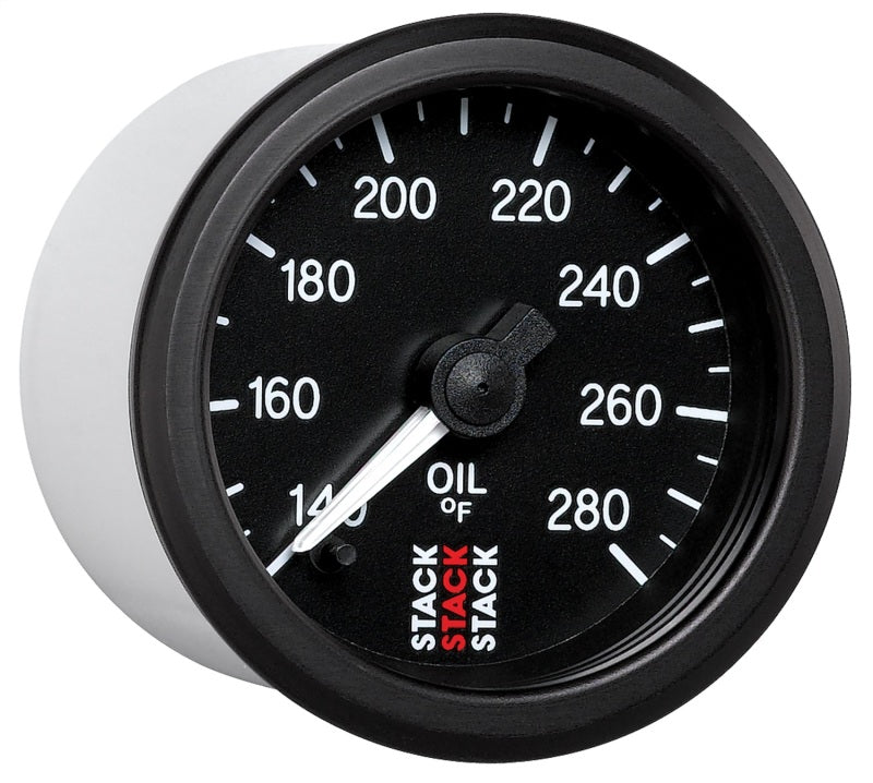 
                      
                        Autometer Stack 52mm 140-280 Deg F 1/8in NPTF Male Pro Stepper Motor Oil Temp Gauge - Black
                      
                    