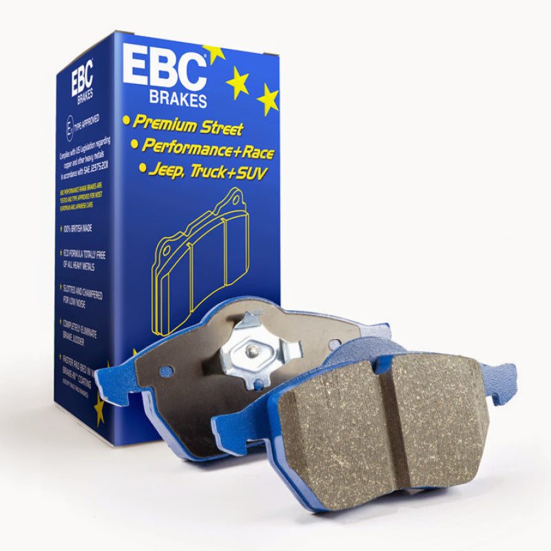 
                      
                        EBC 04-06 Porsche Cayenne 3.2L Bluestuff Front Brake Pads
                      
                    