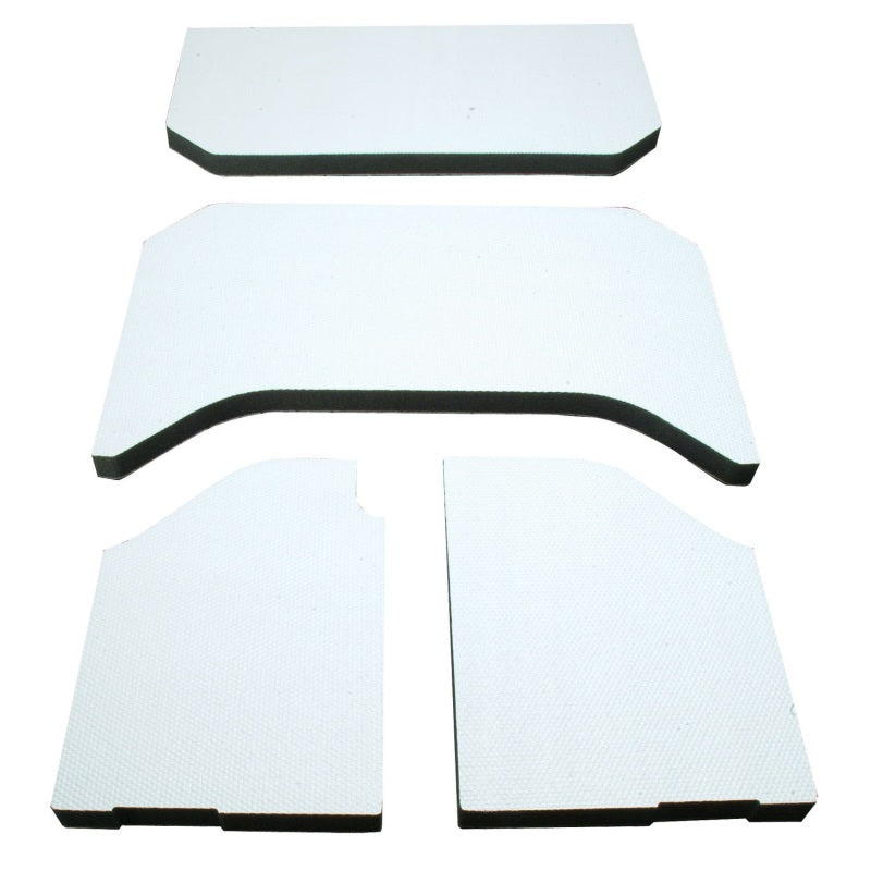 
                      
                        DEI 07-10 Jeep Wrangler JK 4-Door Boom Mat Headliner - 4 Piece - White
                      
                    