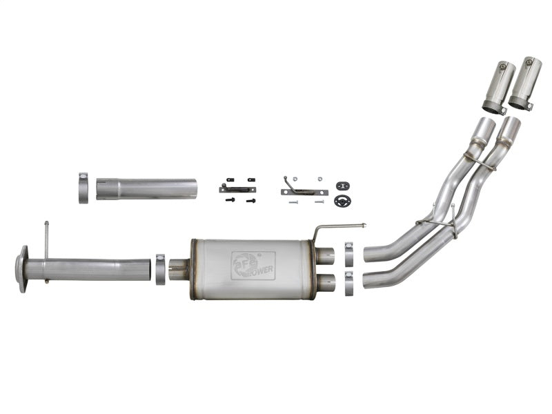 
                      
                        aFe Rebel Series 3in. to 2.5in. 409 SS C/B Exhaust 11-14 Ford F-150 V6-3.5L (tt) - Polished Tip
                      
                    