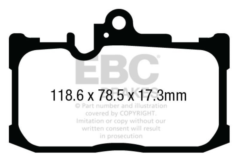 
                      
                        EBC 13+ Lexus GS350 3.5 F-Sport RWD Redstuff Front Brake Pads
                      
                    