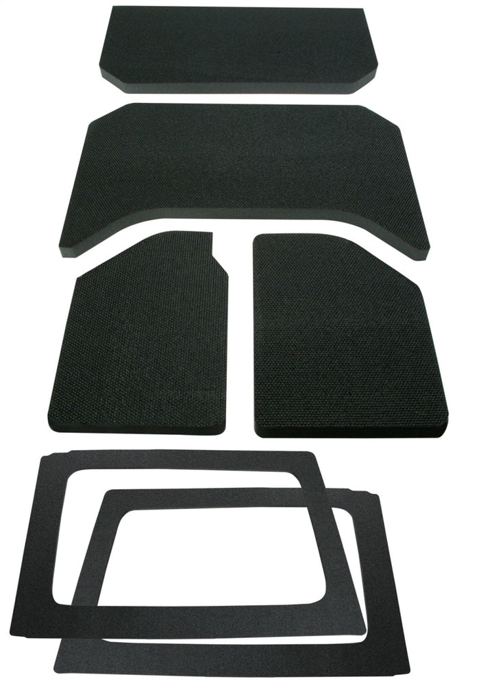 
                      
                        DEI 11-18 Jeep Wrangler JK 4-Door Boom Mat Complete Headliner Kit - 6 Piece - Black
                      
                    