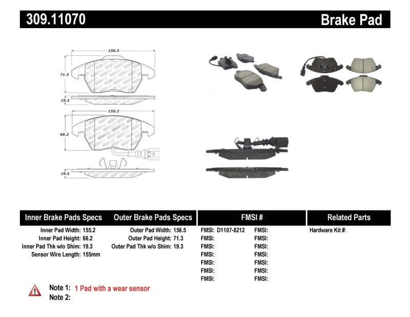 
                      
                        StopTech Performance 06-10 Audi A3 / 08-10 Audi TT / 06-09 VW GTI / 05-10 Jetta Front Brake Pads
                      
                    