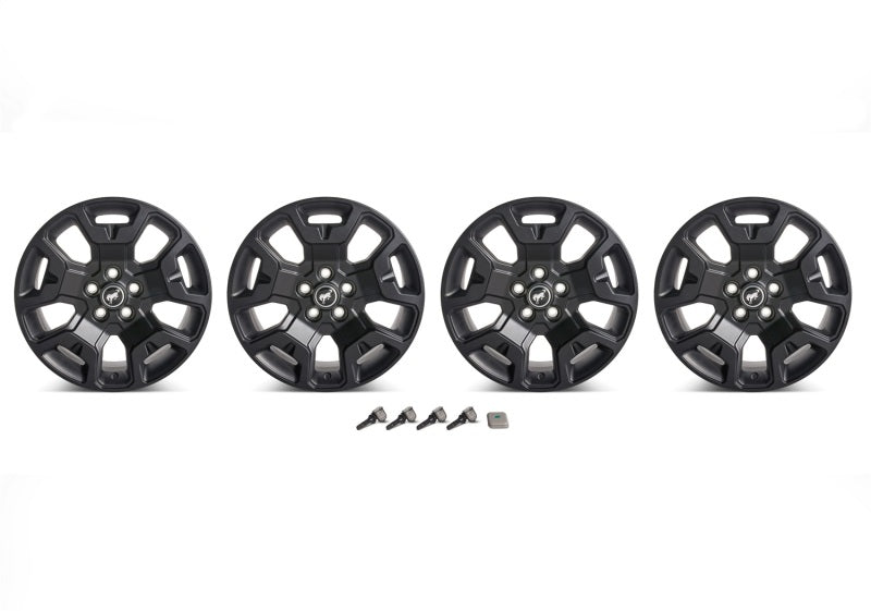 
                      
                        Ford Racing 2021+ Bronco Sport 17in Low Gloss Black Wheel Kit
                      
                    