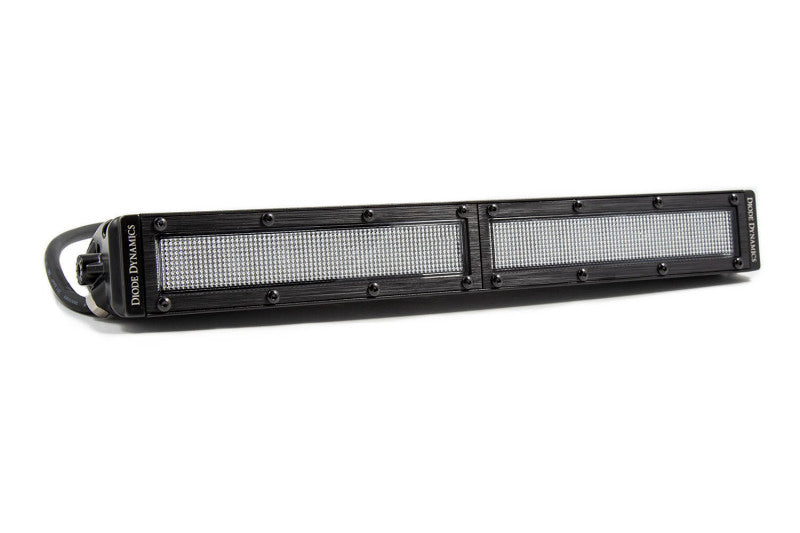 Diode Dynamics 12 In LED Light Bar Single Row Straight Clear Flood Each Stage Series