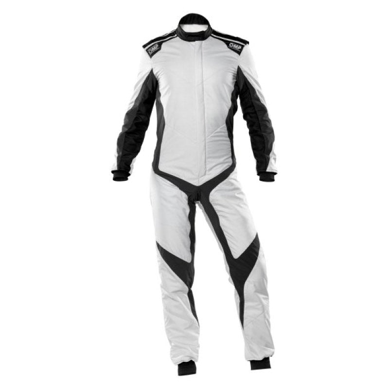 OMP One Evo X Overall Silver/Black - Size 62 (Fia 8856-2018)