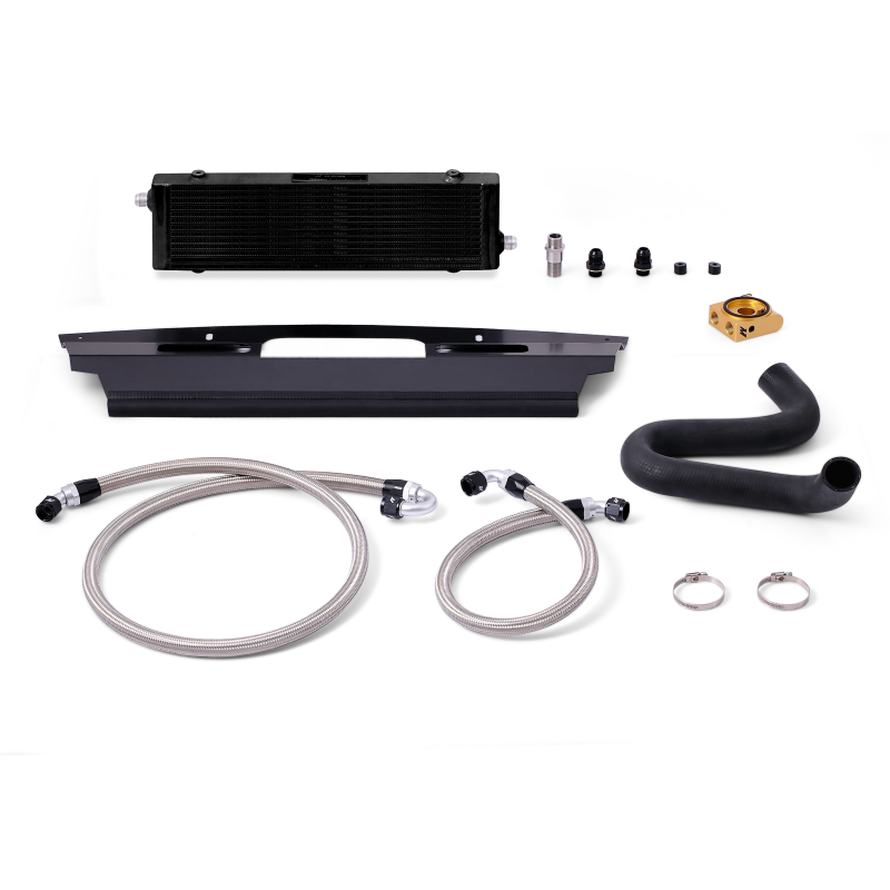 
                      
                        Mishimoto 2015+ Ford Mustang GT Thermostatic Oil Cooler Kit - Black
                      
                    