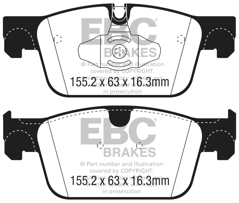 
                      
                        EBC 2017+ Volvo S90 2.0L Turbo Greenstuff Front Brake Pads
                      
                    