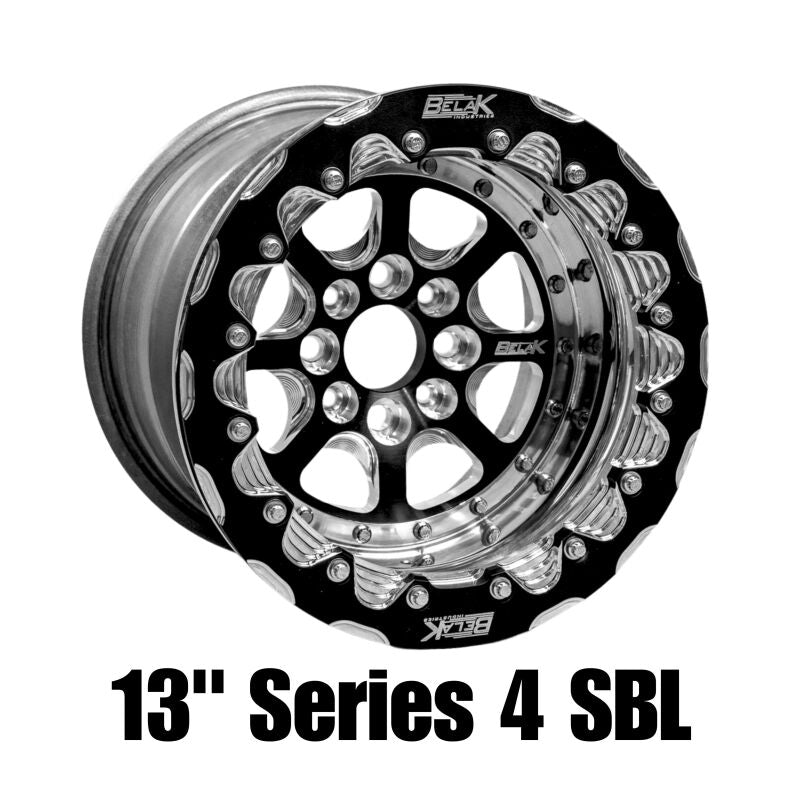 Belak 13x10 / 5in BS / 5x114.3 BP / High Pad / Series 4 Wheel- Single Beadlock (Small Brake Kit Req)