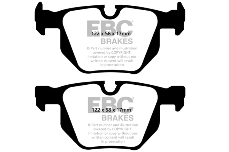 
                      
                        EBC 13+ BMW X1 3.0 Turbo (35i) Redstuff Rear Brake Pads
                      
                    