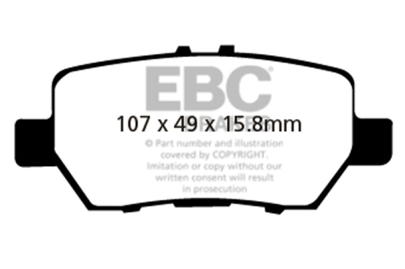 
                      
                        EBC 05-08 Acura RL 3.5 Redstuff Rear Brake Pads
                      
                    