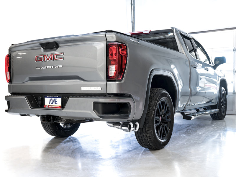 
                      
                        AWE Tuning 4. Generation GM 1500 5,3 l 0FG Catback Doppelseitiger Ausgang (flache Stoßstange) – Chromspitzen
                      
                    