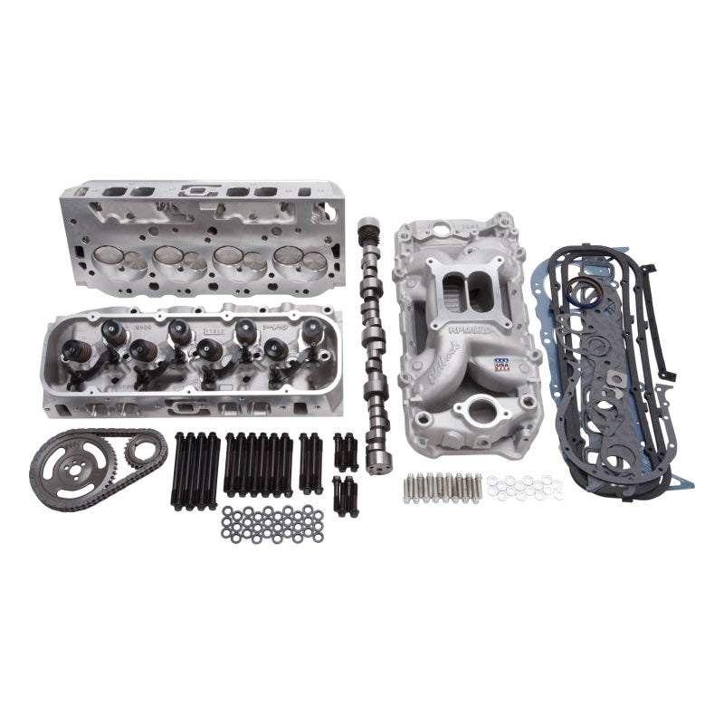 
                      
                        Edelbrock Power Package Top End Kit RPM Series Chevrolet 85-Earlier Mark IV 396-454Ci Big Block V8
                      
                    