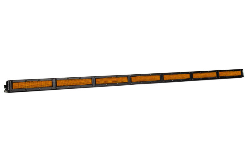 Diode Dynamics 42 In LED Light Bar Single Row Straight - Amber Flood Each Stage Series