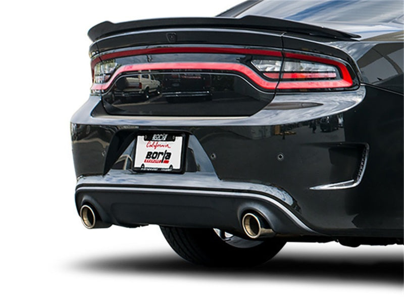 
                      
                        Borla 2015 Dodge Charger Hellcat 6.2L V8 ATAK Catback Exhaust w/ Valves No Tips Factory Valance
                      
                    