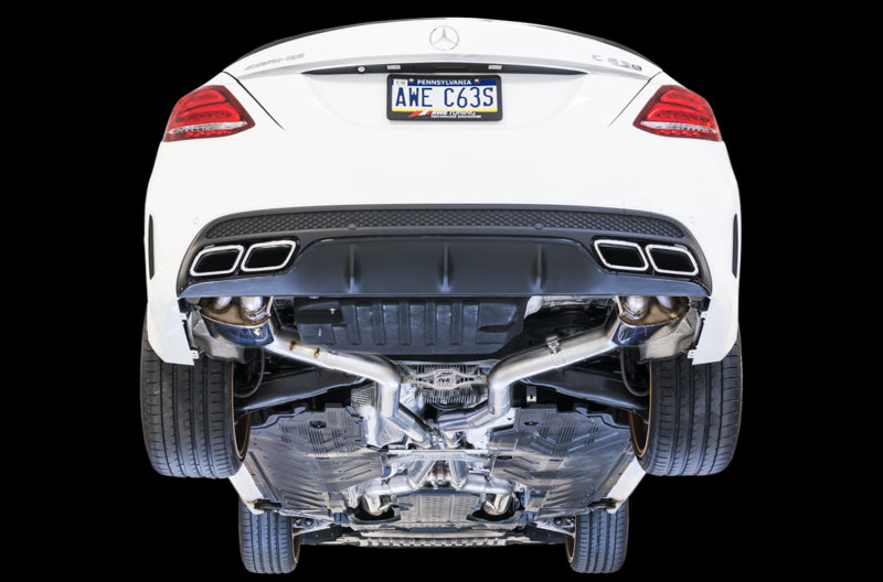 AWE Tuning Mercedes-Benz W205 AMG C63/S Coupe SwitchPath Exhaust System - for DPE Cars