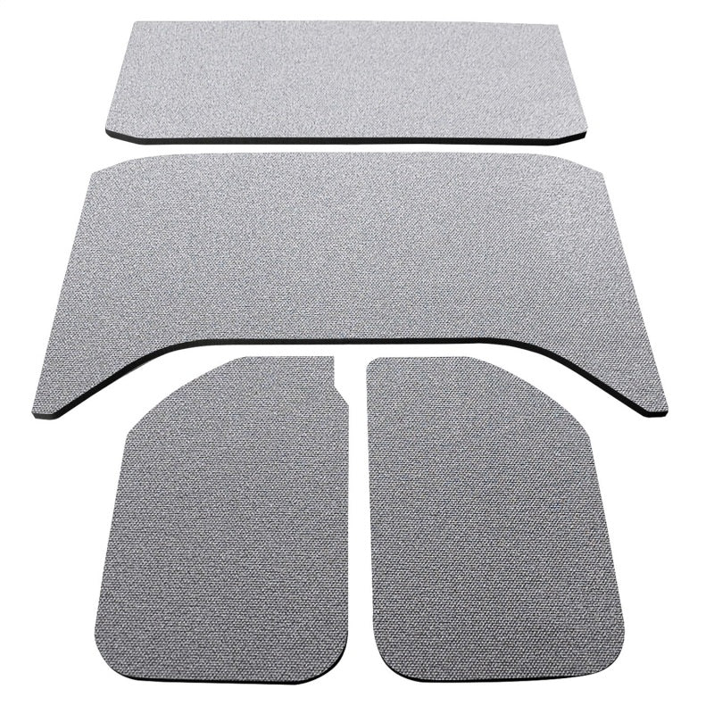 
                      
                        DEI 11-18 Jeep Wrangler JK 4-Door Boom Mat Headliner - 4 Piece - Gray
                      
                    