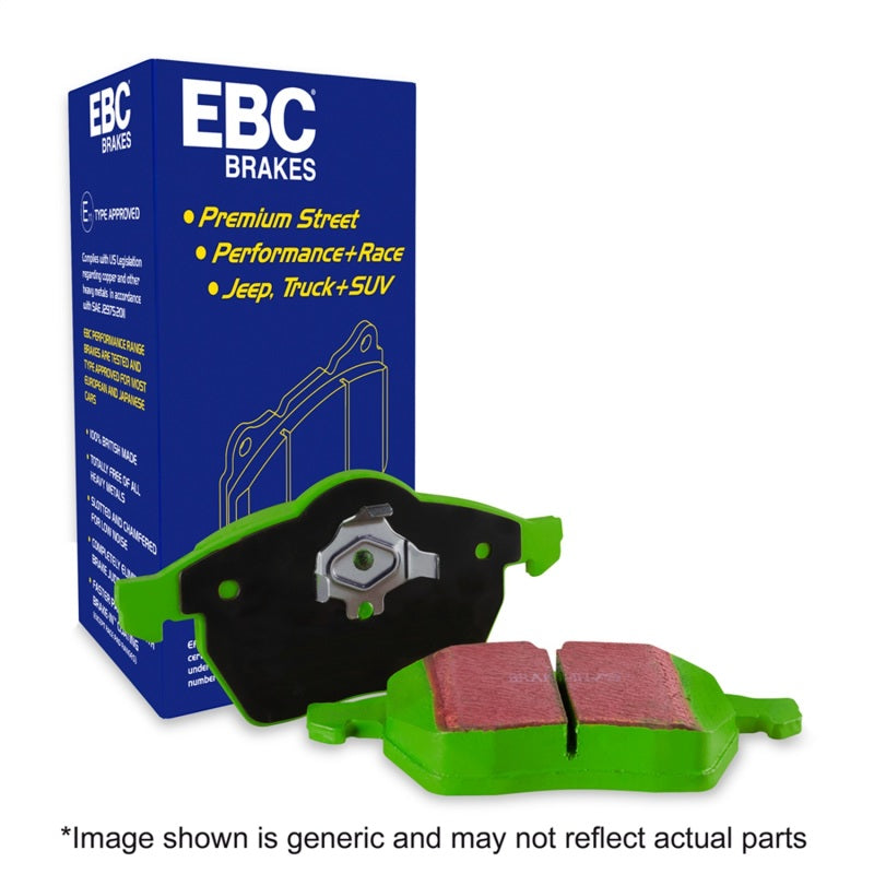 Klocki hamulcowe tylne EBC 13+ Ford Fiesta 1.6 Turbo ST Greenstuff
