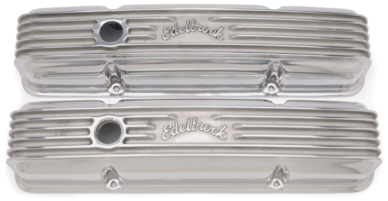 
                      
                        Edelbrock Valve Cover Classic Series Chevrolet 1959-1986 262-400 CI V8 Polshed
                      
                    