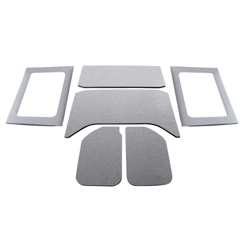 
                      
                        DEI 11-18 Jeep Wrangler JK 4-Door Boom Mat Complete Headliner Kit - 6 Piece - Gray
                      
                    