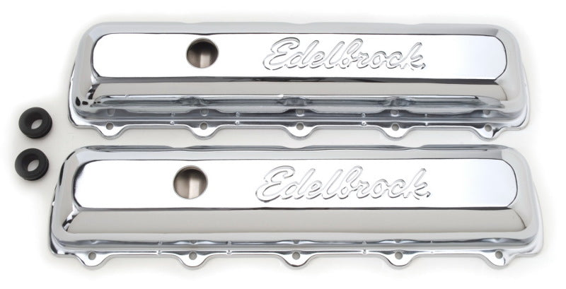 
                      
                        Edelbrock Valve Cover Signature Series Oldsmobile 350-455 CI V8 Chrome
                      
                    