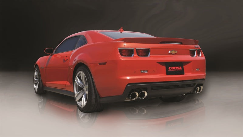 
                      
                        Corsa 2012-2015 Chevrolet Camaro Coupe ZL1 6.2L V8 Polished Sport Cat-Back + XO Exhaust
                      
                    