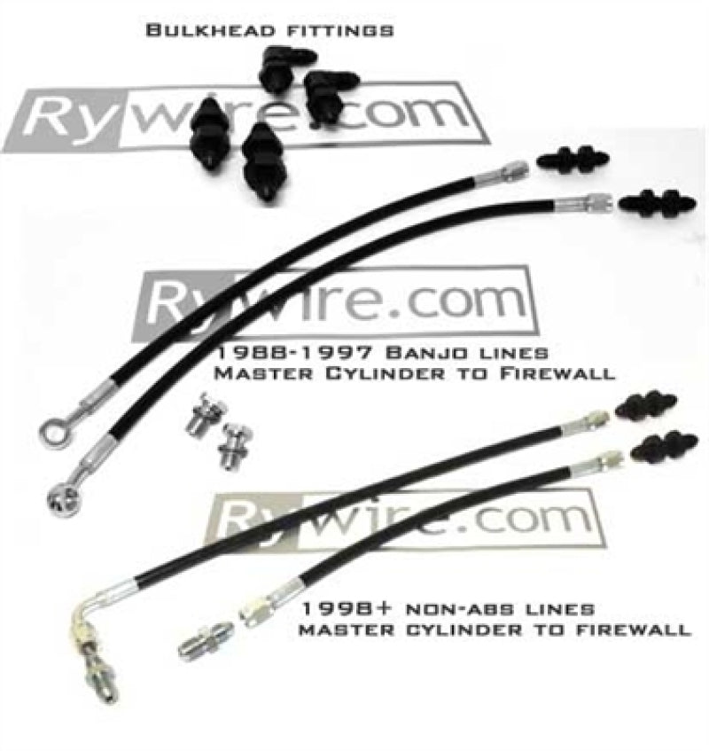 
                      
                        Rywire Proportion Valve Relocation Kit (Drop Ship Only - On PO Note Vehicle and Master Cyl Type)
                      
                    