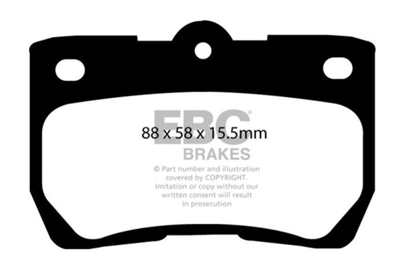 
                      
                        EBC 06-07 Lexus GS300 3.0 Greenstuff Rear Brake Pads
                      
                    