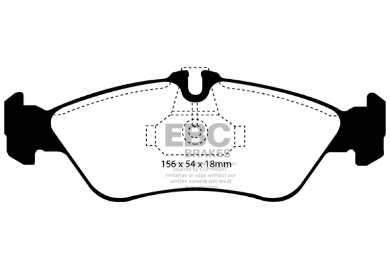 
                      
                        EBC 03-05 Dodge Sprinter 2500 ATE Rear Greenstuff Rear Brake Pads
                      
                    