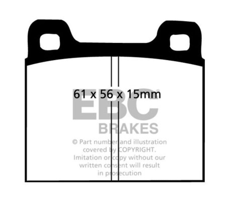 
                      
                        EBC 77-84 Alfa Romeo Alfasud 1.2 Greenstuff Front Brake Pads
                      
                    