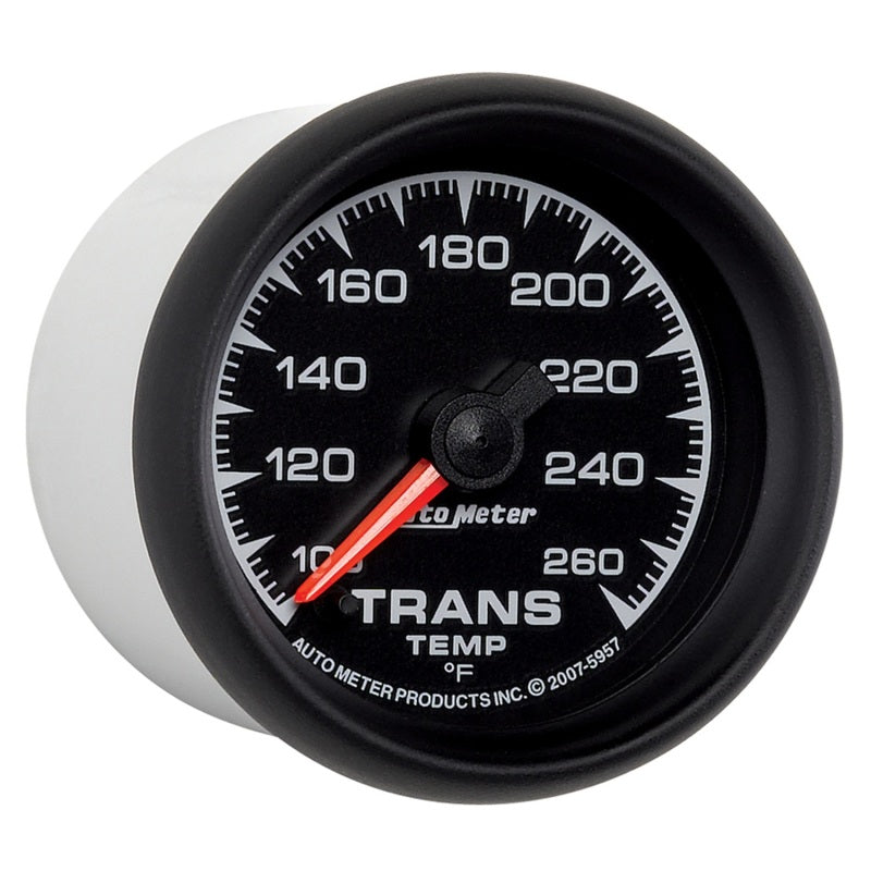 
                      
                        Autometer ES 52.4mm Full Sweep Electronic 100-260 Degree F Transmission Temprature Gauge
                      
                    