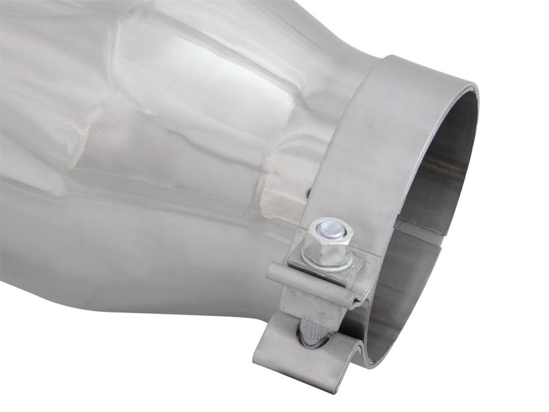 
                      
                        aFe MACH Force-XP 304 SS Right Side Single Wall Polished Exhaust Tip 4in Inlet x 6in Outlet x 12in L
                      
                    