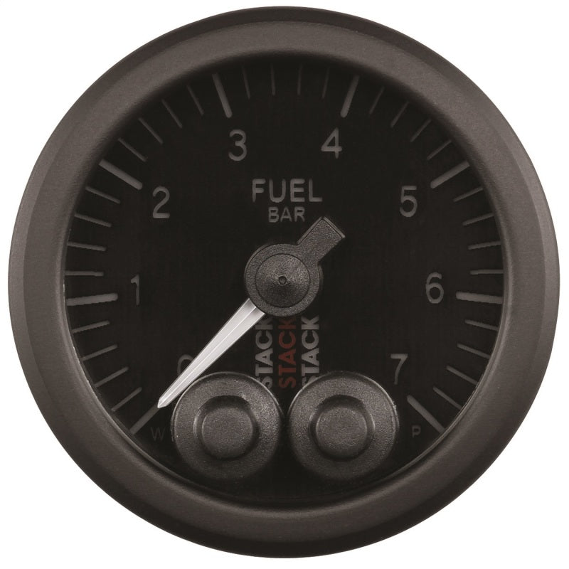 
                      
                        Autometer Stack 52mm 0-7 Bar M10 Male Pro-Control Fuel Pressure Gauge - Black
                      
                    