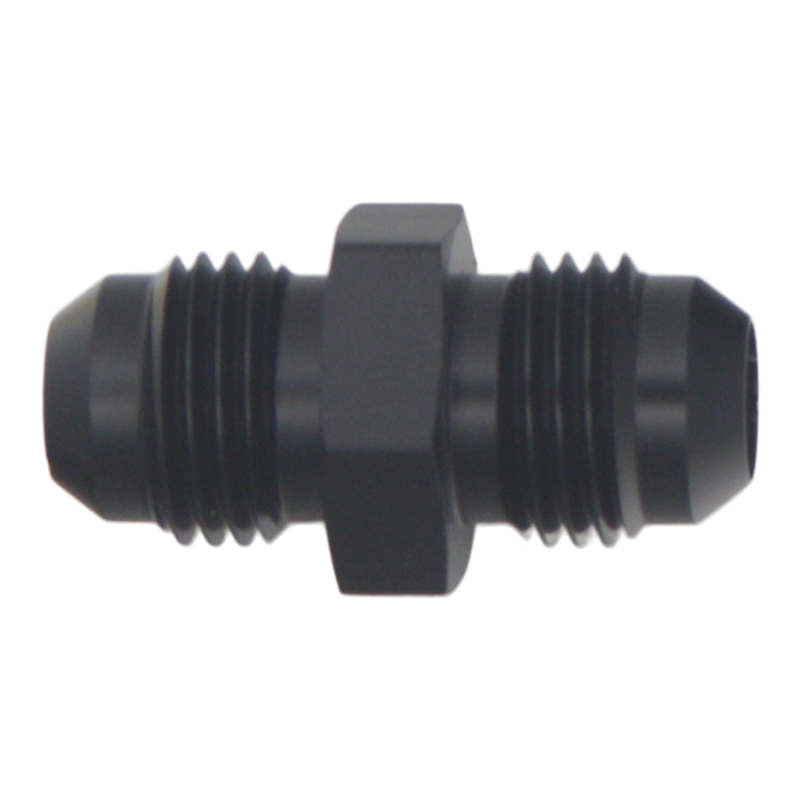 
                      
                        DeatschWerks 6AN Male Flare to 6AN Male Flare Coupler - Anodized Matte Black
                      
                    