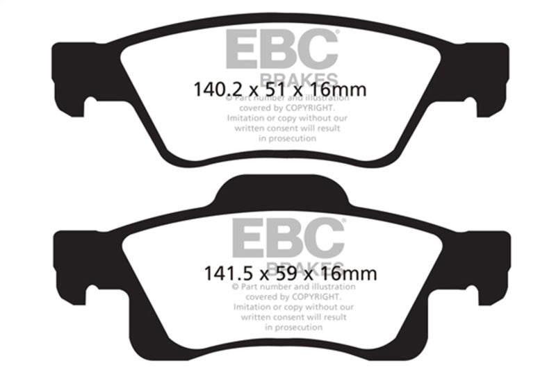 
                      
                        EBC Brakes Bluestuff Street and Track Day Brake Pads
                      
                    