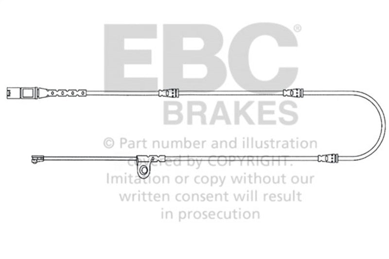 
                      
                        EBC 2010–2014 BMW X5 3,0 l Turbo, vordere Verschleißkabel
                      
                    