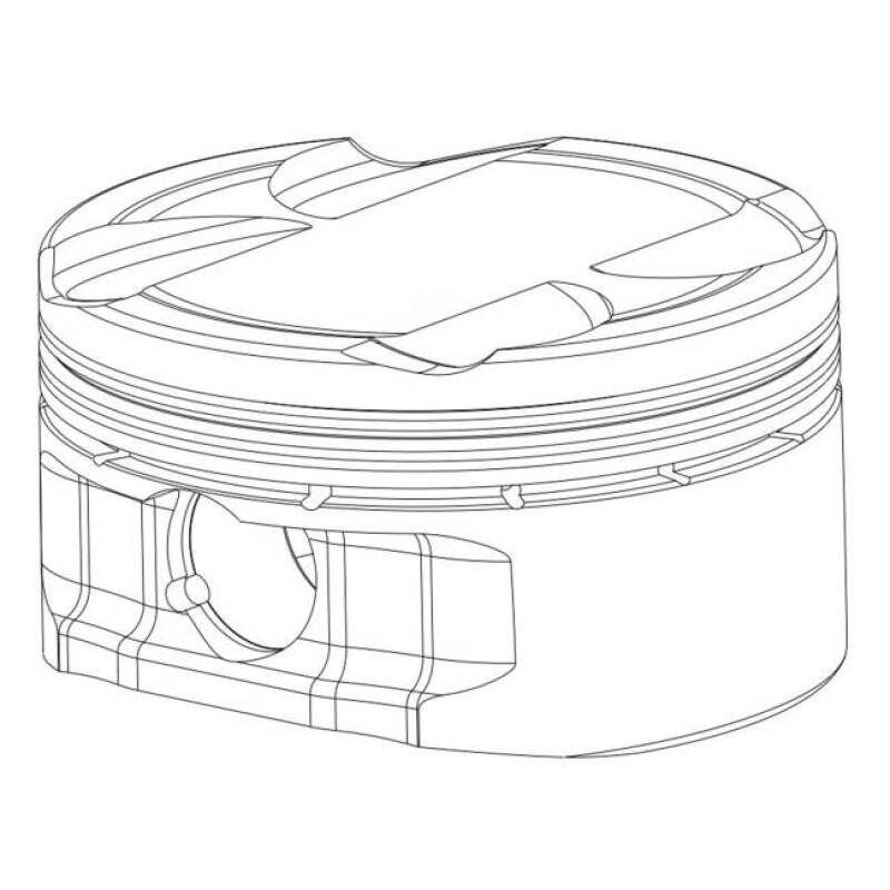 CP-Kolben- und Ringsatz für Nissan VR38DETT – Bohrung (95,5 mm) – Größe (STD) – CR (9,0)