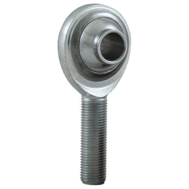 QA1 PCY Series 2-Pc Rod End - Male/Left Hand - .375in Bore x 3/8-24 - Hi-Misalign - Steel w/PTFE