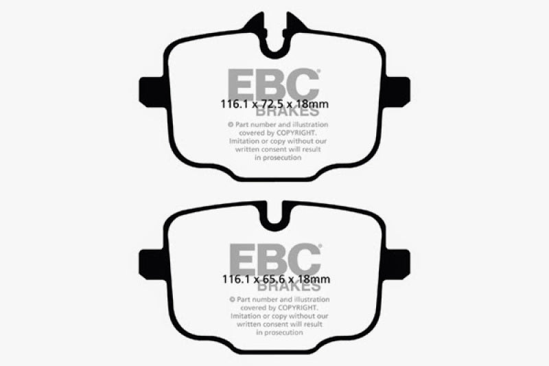 
                      
                        EBC 2021+ BMW M3/M4 3.0TT (G80/G82/G83) Yellowstuff Rear Brake Pads
                      
                    