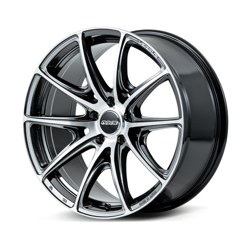 Versus VV25R 19x9.5 / +25 ET / 5x112 - Diamond Cut / Side Jet Black